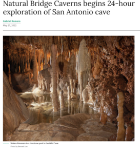 My SA: Natural Bridge Caverns begins 24-hour exploration of San Antonio cave