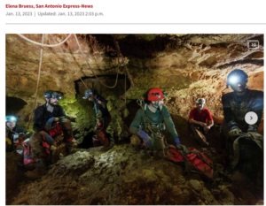 Express-News: Cavers spelunk for cat history at Natural Bridge Caverns