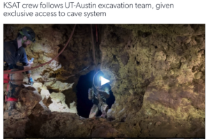 KSAT: Cave explorers discover centuries-old bones in Natural Bridge Caverns