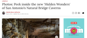 San Antonio Express News – Photos: Peek inside the new ‘Hidden Wonders’ of San Antonio’s Natural Bridge Caverns